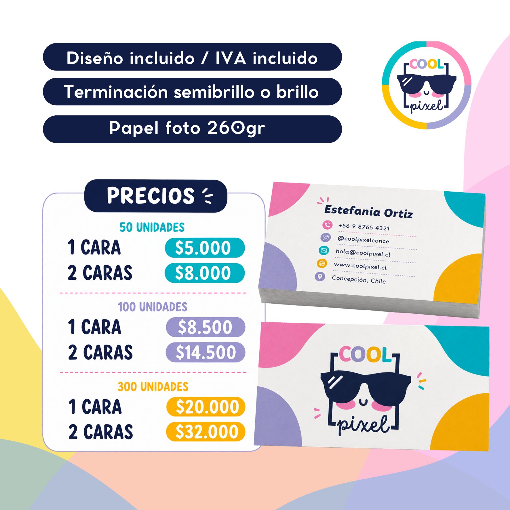 Tarjetas presentación